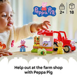 LEGO Duplo Peppa Pig tractor and market set 10468, UK version