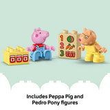 LEGO Duplo Peppa Pig tractor and market set 10468, UK version