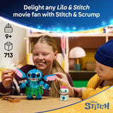 LEGO Disney Stitch & Scrump building toy 713 pieces (British brand)