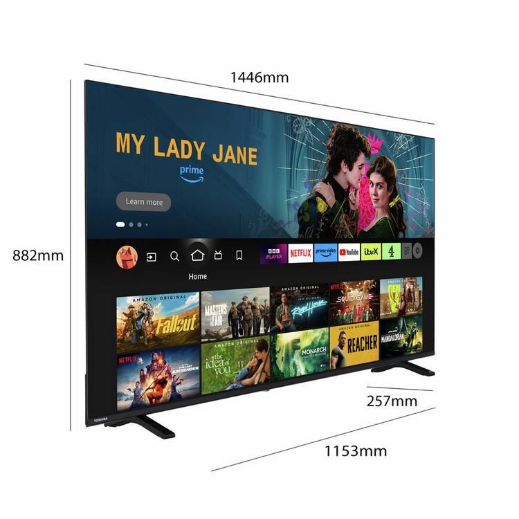 Toshiba Smart 4K UHD TV 65UF2653DB 65 inch - British product