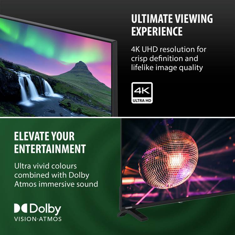Toshiba Smart 4K UHD TV 65UF2653DB 65 inch - British product