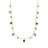 Olivia Burton gold IP mini droplet necklace with crystals - British product
