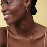 Olivia Burton gold IP mini droplet necklace with crystals - British product
