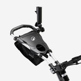 Decathlon 3-wheel golf trolley 360 degree silver, imported from the UK
