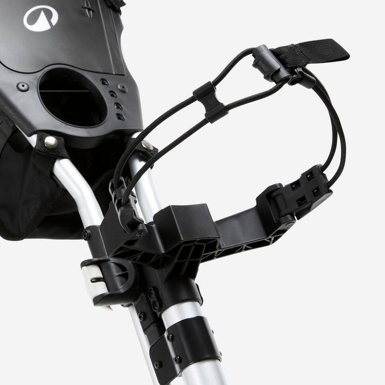 Decathlon 3-wheel golf trolley 360 degree silver, imported from the UK