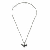 Argos Uncommon Souls Silver Tone Eagle Pendant Men's Necklace 50cm- Buy online at McGrocer