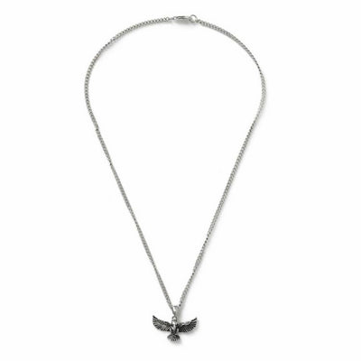 Argos Uncommon Souls Silver Tone Eagle Pendant Men's Necklace 50cm- Buy online at McGrocer