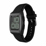 Armani Exchange AX2971 digital watch with black silicone strap (British brand)