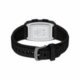 Armani Exchange AX2971 digital watch with black silicone strap (British brand)