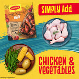 Maggi BBQ chicken mix 41g, imported from the UK