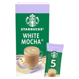 ASDA Starbucks White Mocha Instant Coffee Sachets 5 x 24g- Buy online at McGrocer