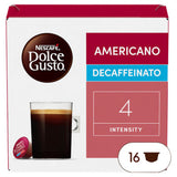 ASDA Nescafe Dolce Gusto Americano Decaffeinato Coffee Pods x16- Buy online at McGrocer
