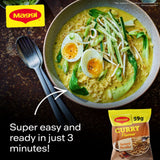 Maggi 3 Minute curry noodles multipack 5x59g (British brand)