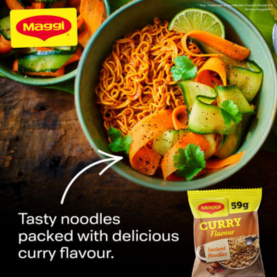 Maggi 3 Minute curry noodles multipack 5x59g (British brand)