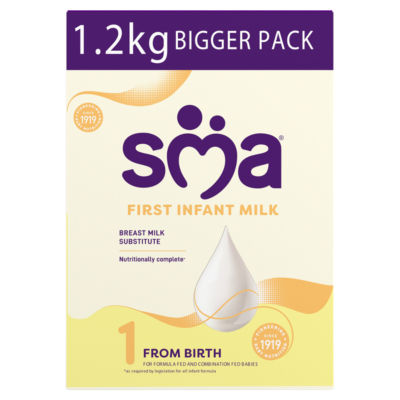 SMA first infant formula powder 1.2 kg, British brand