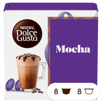 Nescafe Dolce Gusto Mocha Coffee Pods 8 Servings, UK version
