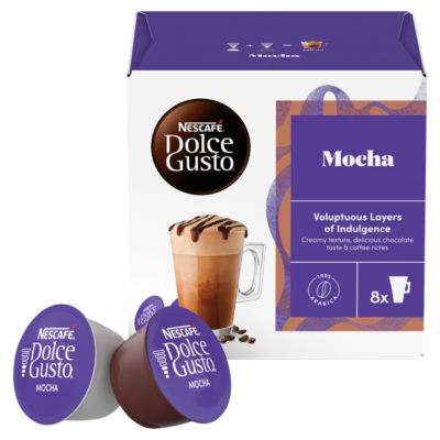 Nescafe Dolce Gusto Mocha Coffee Pods 8 Servings, UK version