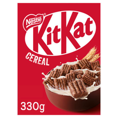 Nestlé KitKat milk chocolate cereal 330g, imported from the UK