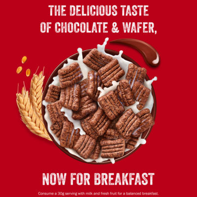 Nestlé KitKat milk chocolate cereal 330g, imported from the UK