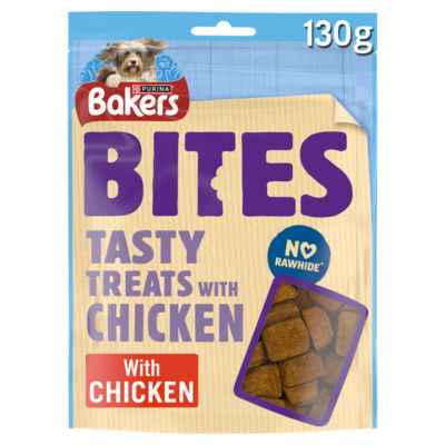 Bakers chicken dog treats 130g - British product