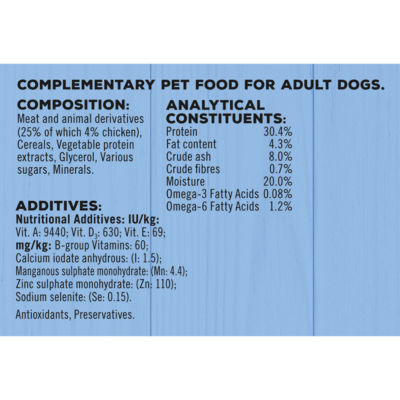 Bakers chicken dog treats 130g - British product