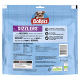 BAKERS Sizzlers bacon dog treats 315g, imported from the UK
