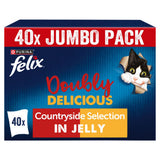 Felix Doubly Delicious Countryside Selection Wet Cat Food 40x85g