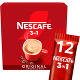ASDA Nescafé 3 in 1 Original Instant Coffee Mix Sachets 12 x 16g- Buy online at McGrocer