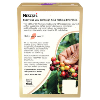 Nescafe Double Choc Mocha instant coffee 7 sachets, UK version
