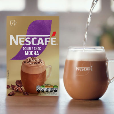 Nescafe Double Choc Mocha instant coffee 7 sachets, UK version