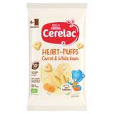 Nestlé Cerelac heart-puffs carrot and white bean 4x7g, imported from the UK