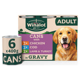 ASDA Winalot Cod in Gravy Wet Dog Food 6 x 400g- Buy online at McGrocer