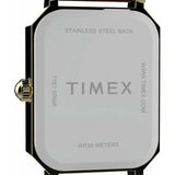 Timex women's white dial watch with brown leather strap, imported from the UK