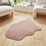 Argos Think Rugs Supersoft Faux Fur Rose Single Pelt Rug - 58x90cm- Buy online at McGrocer