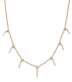 Jacquie Aiche yellow gold diamond Shaker necklace (British brand)