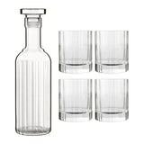 Luigi Bormioli Bach whisky set 5 piece, imported from the UK