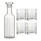 Luigi Bormioli Bach whisky set 5 piece, imported from the UK