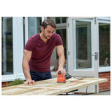 Black+Decker 230W corded orbital sander, imported from the UK