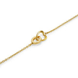 Olivia Burton gold heart interlink bracelet, UK version