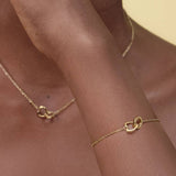 Olivia Burton gold heart interlink bracelet, UK version