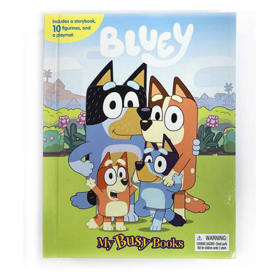 Argos BBC Bluey My Busy Book Kids Activity Book with 10 Figurines and Playmat- Buy online at McGrocer