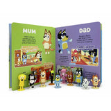Bluey Busy Book with 10 figurines and playmat - British product