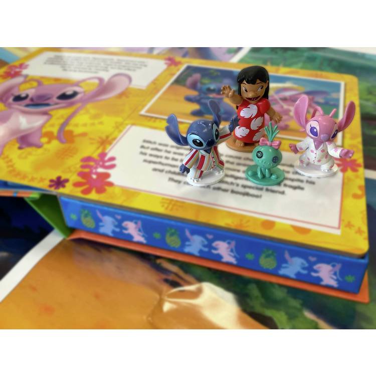 Disney Stitch busy book with 10 figurines and playmat (British brand)