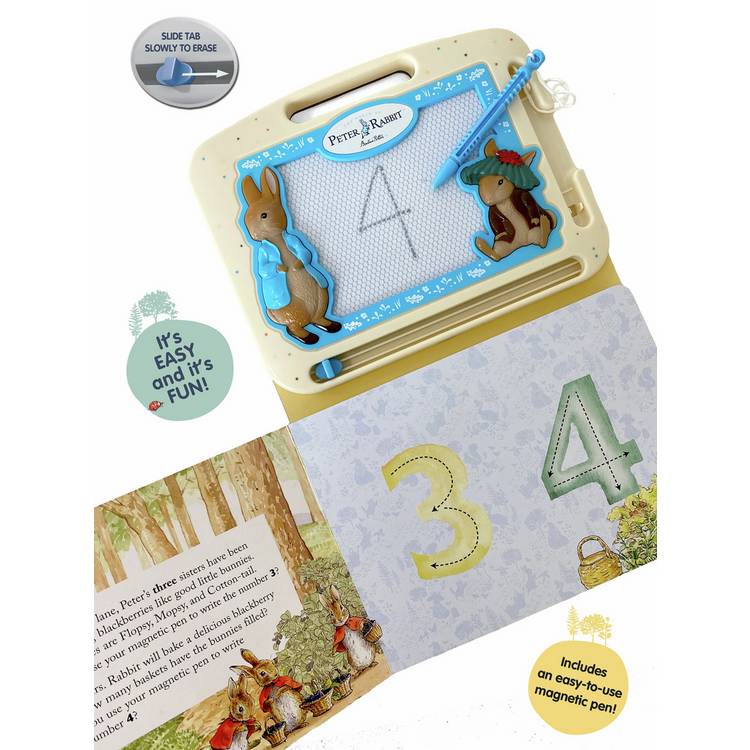 Frederick Warne Peter Rabbit read and doodle book with magnetic pen - British product