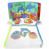 Phidal Under the Sea bathtime book with suction cup figures, UK version