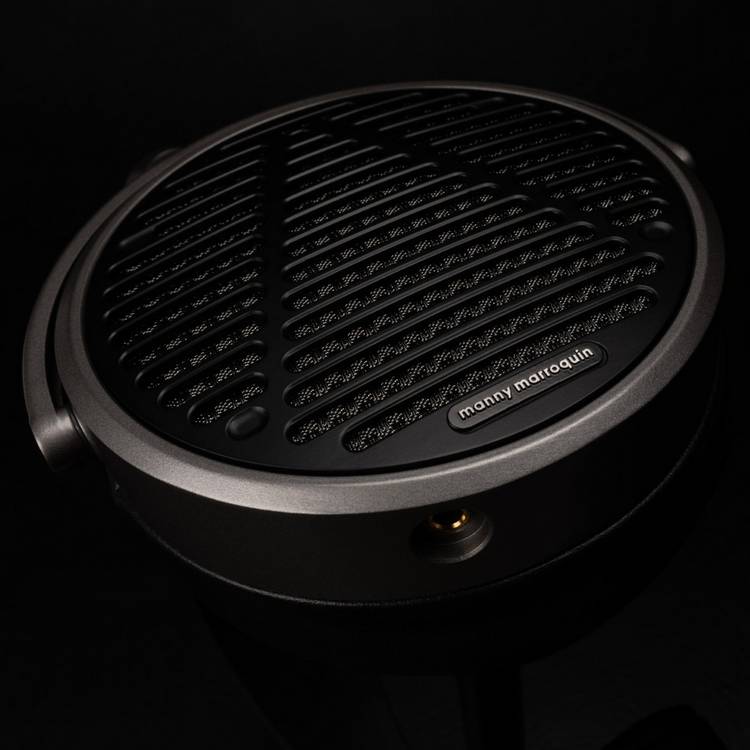Audeze MM-100 open-back headphones black silver - British product