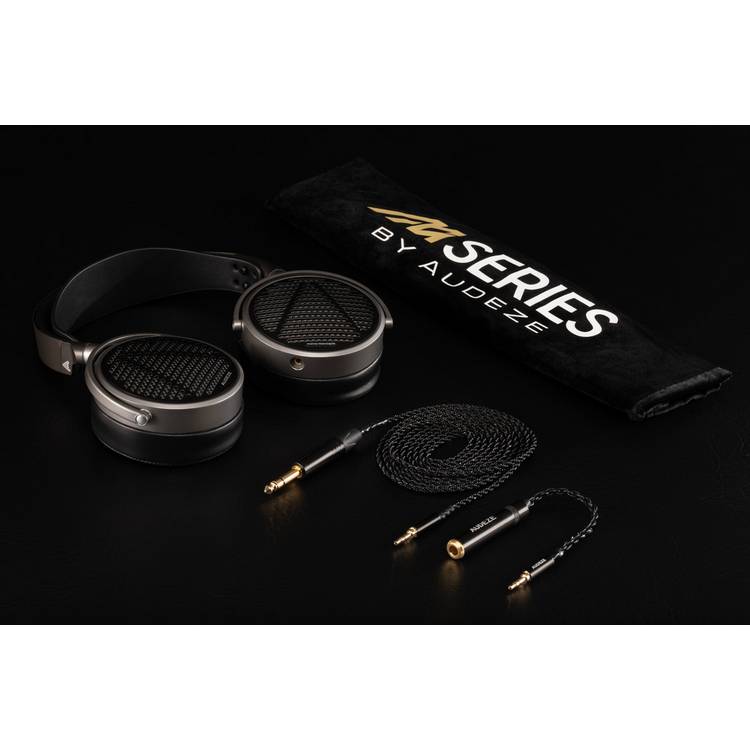 Audeze MM-100 open-back headphones black silver - British product
