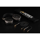 Audeze MM-100 open-back headphones black silver - British product