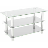 Argos AVF ASDF900C Clear Glass TV Stand Up to 43 Inch- Buy online at McGrocer