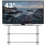 AVF TV stand clear glass up to 43 inch, UK version